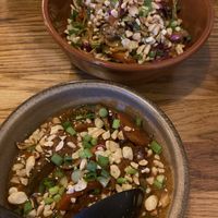 Vegetable Massaman Curry with Burmese Tofu  at Moksha in Kaunas