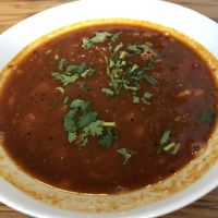 Rassam soup  at Moksha in Kaunas