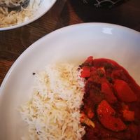 Vegetablecurry at Moksha in Kaunas