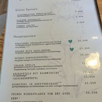 Speisekarte März 2026 at Distelschänke in Thüringen