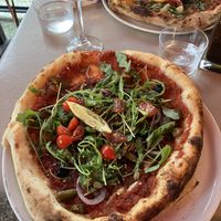 Vegan pizza  at Trattoria Della Nonna in Nouvelle-aquitaine