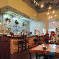 Lots of atmosphere at Sanctuary Bistro! #Veganuary at Sanctuary Bistro in Charlotte