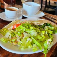Buffalo tofu blue cheese dilla at Sanctuary Bistro in Charlotte