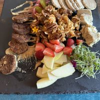 Charcuterie plate was excellent !  at Sanctuary Bistro in Charlotte