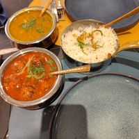 Dal Tadka & Veg Manchurian (Vegetable Balls) at Royal Taste Of India in Oostende