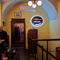 Stairway at Alforno Focacceria Široká in Hlavní Město Praha