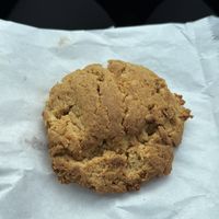 Vegan peanut butter cookie   at Copper Kettle Coffee House in Thunder Bay