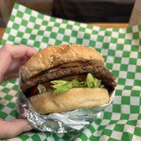 Vegan smash burger   at Soy Boys in Toronto