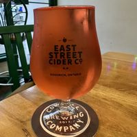 East Street Scary Cherry Ciderr  at Soy Boys in Toronto