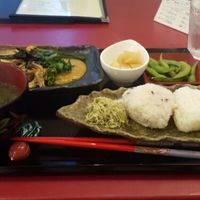 Japanese platter at Art Cafe ELK in Hiroshima