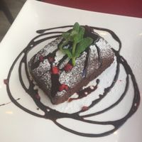  VEGAN CHOCOLATE CAKE!!!!!!!!! at Art Cafe ELK in Hiroshima