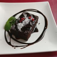 Vegan chocolate cake. Real good!  at Art Cafe ELK in Hiroshima