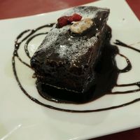 chocolate cake  at Art Cafe ELK in Hiroshima