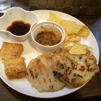 Potato&Beans pancake at Art Cafe ELK in Hiroshima