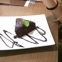Vegan Chocolate Cake at Art Cafe ELK in Hiroshima