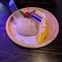 Mango sticky rice! at New Thai Elephant in San Mateo