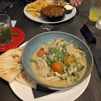 Thaise groene curry met vegan kip at Dordts Genoegen in Dordrecht