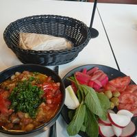 Hummus foul at Tabet's Bakery in Epping