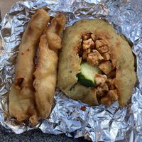 Bara and bakabana  at Warung Spang-Makandra in Noord-holland