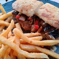 Portabello cheese steak at Shady Grove in Pittsburgh
