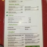 menu at OTB Delight Cafe in Wesley Chapel