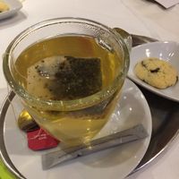 Yogi tea with cookie  at Wilhelmshohe Vegan in Durnau