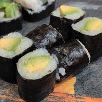 Avocado roll at wild ginger in Palm Coast