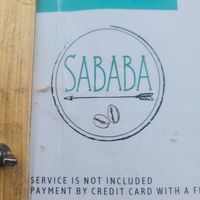 Easy menu!! at Sababa Restaurant in Sololá