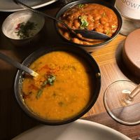Chickpea and daal   at Masala Zone Piccadilly Circus in London