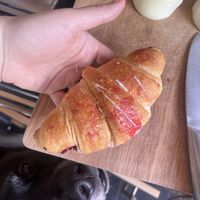 Vegan blueberry croissant   at The Oak Bakery in Hastings