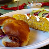 This was the main course from their monthly supper club! So good! at Leaf Teahouse in Boise