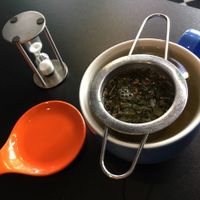 Green Raspberry Tea at Leaf Teahouse in Boise