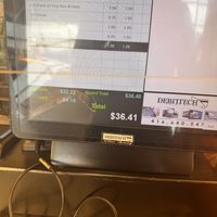 Receipt   at New Spiceland Restaurant: Take-out, Catering & Bakery in Toronto