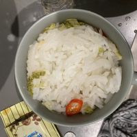 Noodles Penang Laksa. Broth not in yet  at Yuan En Vegetarian  缘恩素食 in Penang