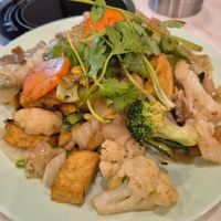 Stir fried flat noodle (dried) $22 at Selina Hoang Lan Tinh Chay in Sunshine