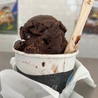 Vegan Soy chocolate brownie at CREAM in San Jose