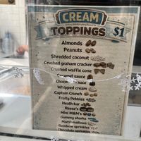 Toppings at CREAM in San Jose
