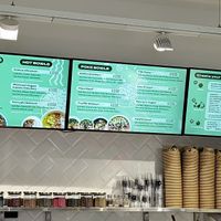 The menu at Kenny's Millennium City in Wien