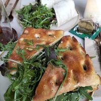 Pesto focaccia and döner wrap at Copper Branch in Haarlem