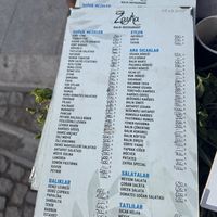 Menu   at Gürkan'ın Yeri in Ayvalık