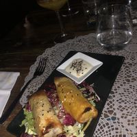 Spring rolls at Moon in Siracusa