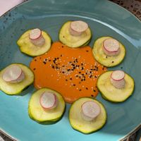 Zucchini Ravioli at Moon in Siracusa