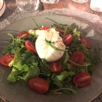 Burrata vegana at Moon in Siracusa