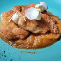 Scaloppine veg, non le consiglio particolarmente perché molto oleose at Moon in Siracusa