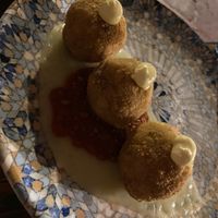 Vegan Aranchini in 3 flavours   at Moon in Siracusa