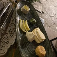 Vegan Cheese selection  at Moon in Siracusa