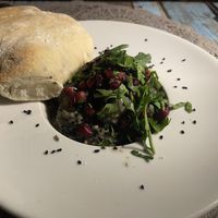 Baba Ganoush, completely yummy!  at Moon in Siracusa