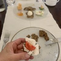 I didn’t want to share! The cheese is housemade & extraordinary.  at Moon in Siracusa