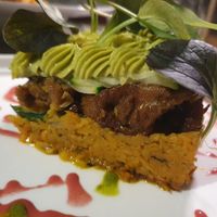 Lasaña con seitan at Moon in Siracusa