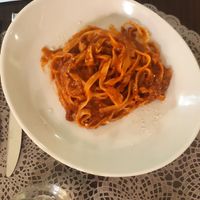 Tagliatelle al ragù di tempeh at Moon in Siracusa